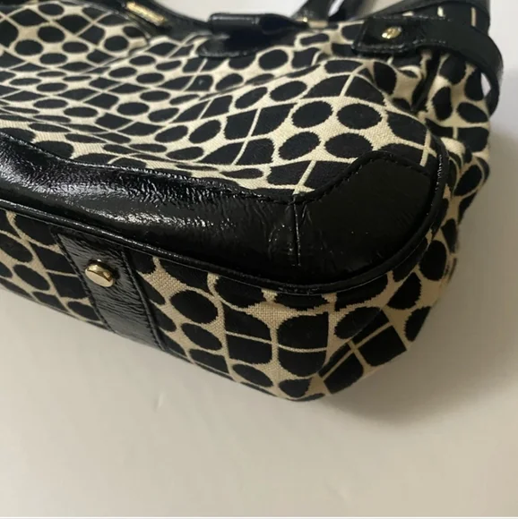 Kate Spade Vintage Rare Black & Yellow Handbag (EUC) - Picture 8 of 16
